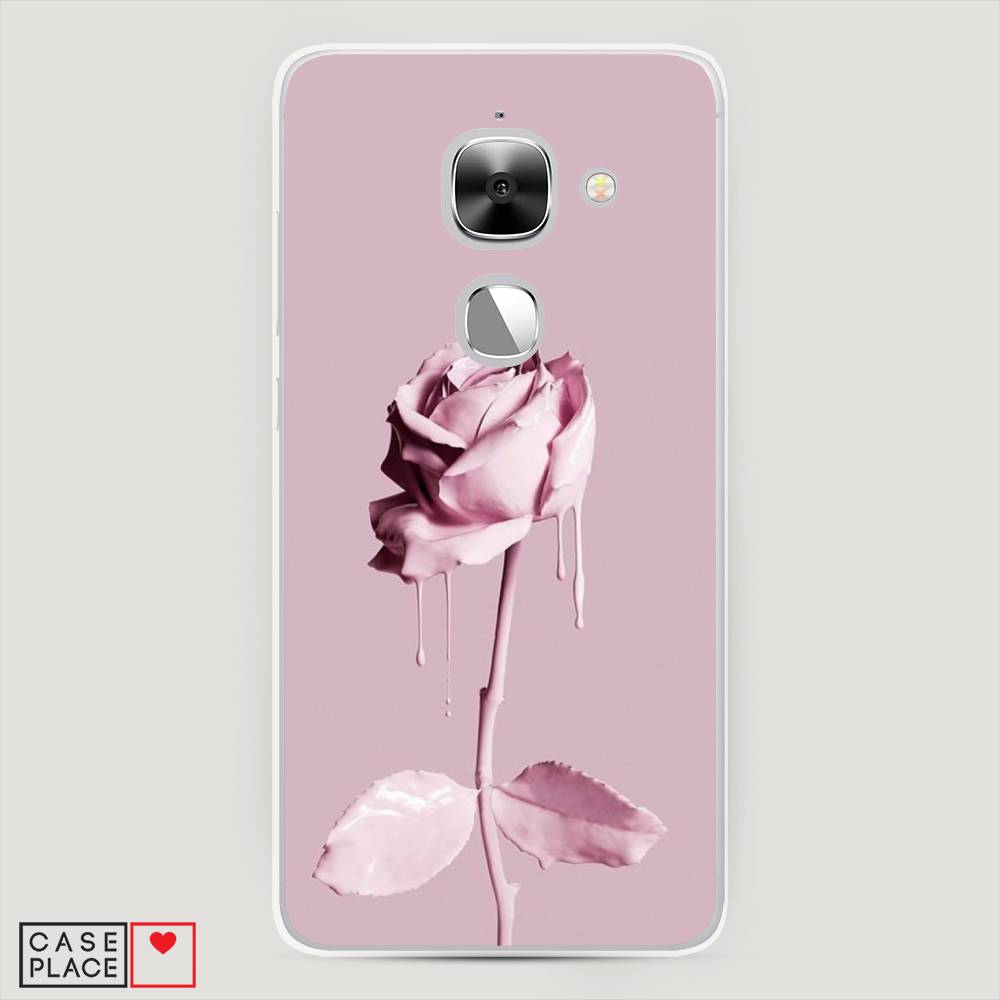 

Чехол Awog на LeEco Le Max 2 / Лееко Ле Макс 2 "Роза в краске", Белый;розовый, 140250-8