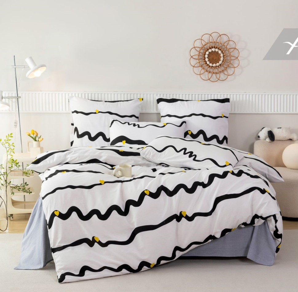 

Комплект постельного белья Alanna LUXURY Ранфорс- 100% хлопок Двухспальный, ALALux-2-05