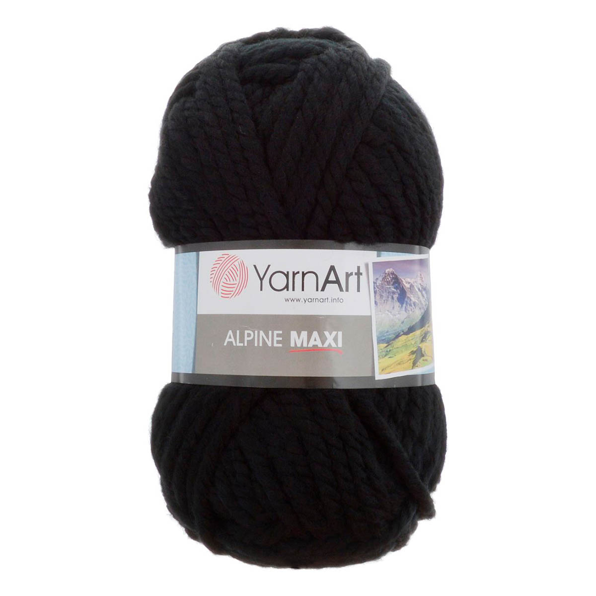 

Пряжа YarnArt 'Alpine Maxi' 250г, 105м (40% Шерсть, 60% Акрил.) (661 чёрный), 2 мотка, Черный