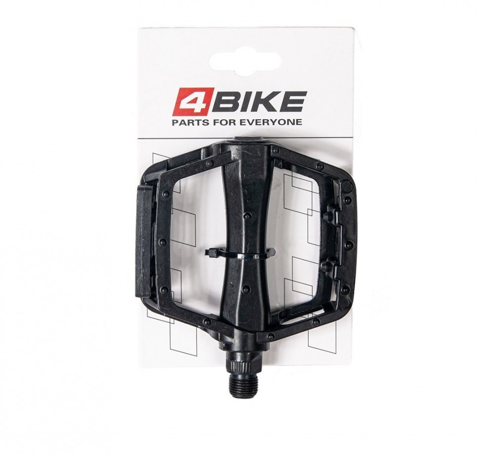 Педали 4BIKE M501, черные, 124х108х33 мм