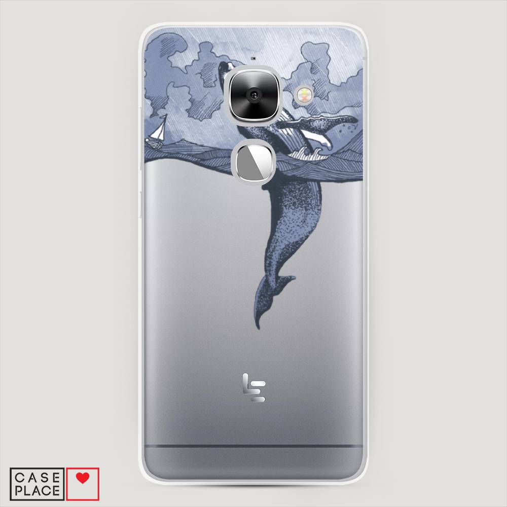 

Чехол Awog на LeEco Le Max 2 / Лееко Ле Макс 2 "Два измерения", Голубой;черный;прозрачный, 140250-7