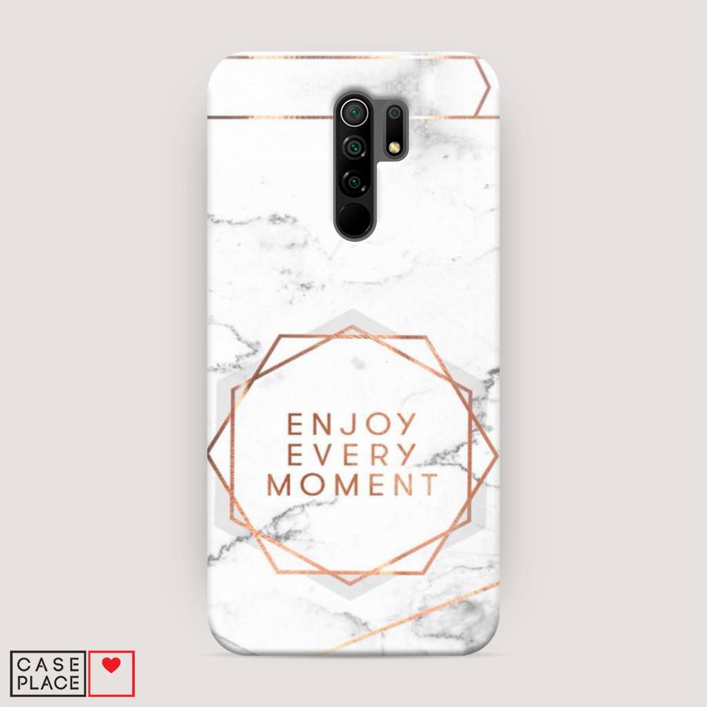 

Пластиковый чехол "Enjoy every moment мрамор" на Xiaomi Redmi 9, 38320-5