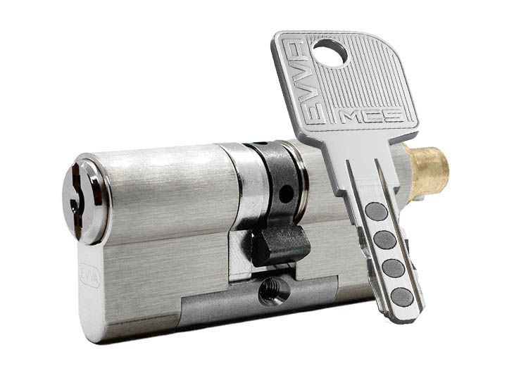 Цилиндровый механизм EVVA MCS 142 mm 71x71 ключ-вертушка никель с вертушкой в комплекте магнитная насадка ключ nox