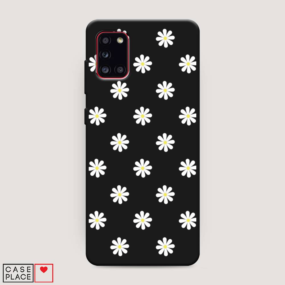 

Матовый силиконовый чехол "Маленькие ромашки" на Samsung Galaxy A31, 2100352-1