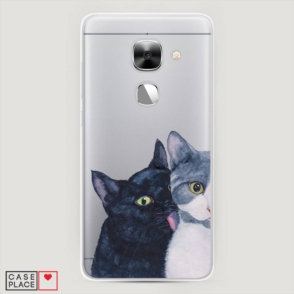 

Чехол Awog на LeEco Le Max 2 / Лееко Ле Макс 2 "Кошачья любовь", Синий, 140250-1
