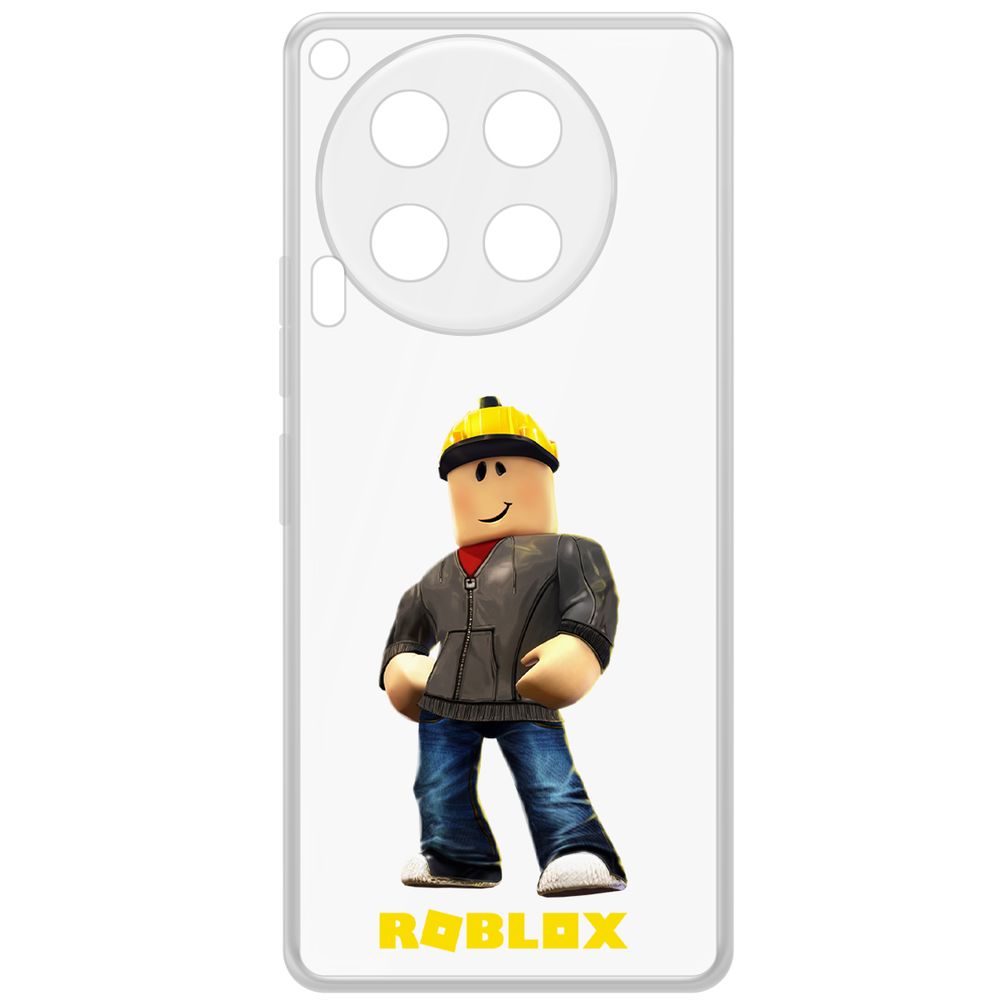 

Чехол-накладка Krutoff Clear Case Roblox-Строитель для TECNO Camon 30, Прозрачный