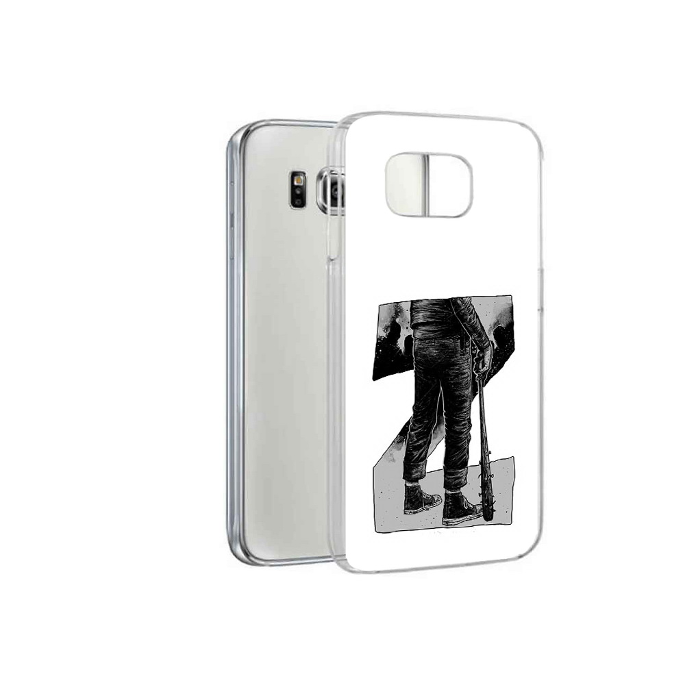 

Чехол MyPads Tocco для Samsung Galaxy S6 воин черно белый (PT12300.506.265), Tocco