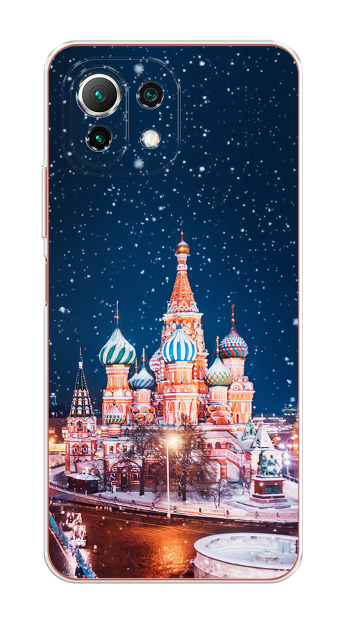 

Чехол на Xiaomi Mi 11 Lite/5G NE "Москва 1", Коричневый;синий;белый, 311750-1