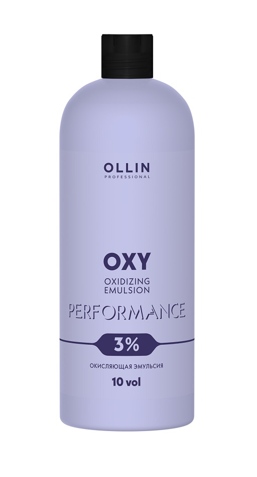 Проявитель Ollin Professional Oxy Oxidizing Emulsion 3% 1000 мл крем краска kapous professional blond bar пудровый сапфир 022 100 мл