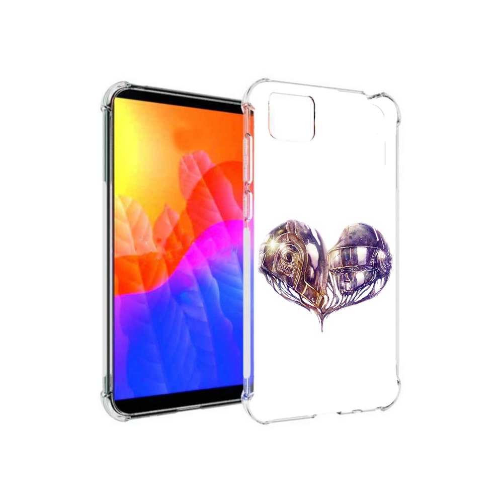 

Чехол MyPads сердце абстракция для Honor 9S (DUA-LX9), Прозрачный, Tocco