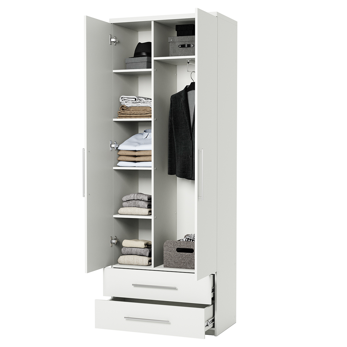 

Шкаф Шарм-Дизайн Мелодия МКЯ-22 100х45х240 белый, Мелодия МКЯ-22
