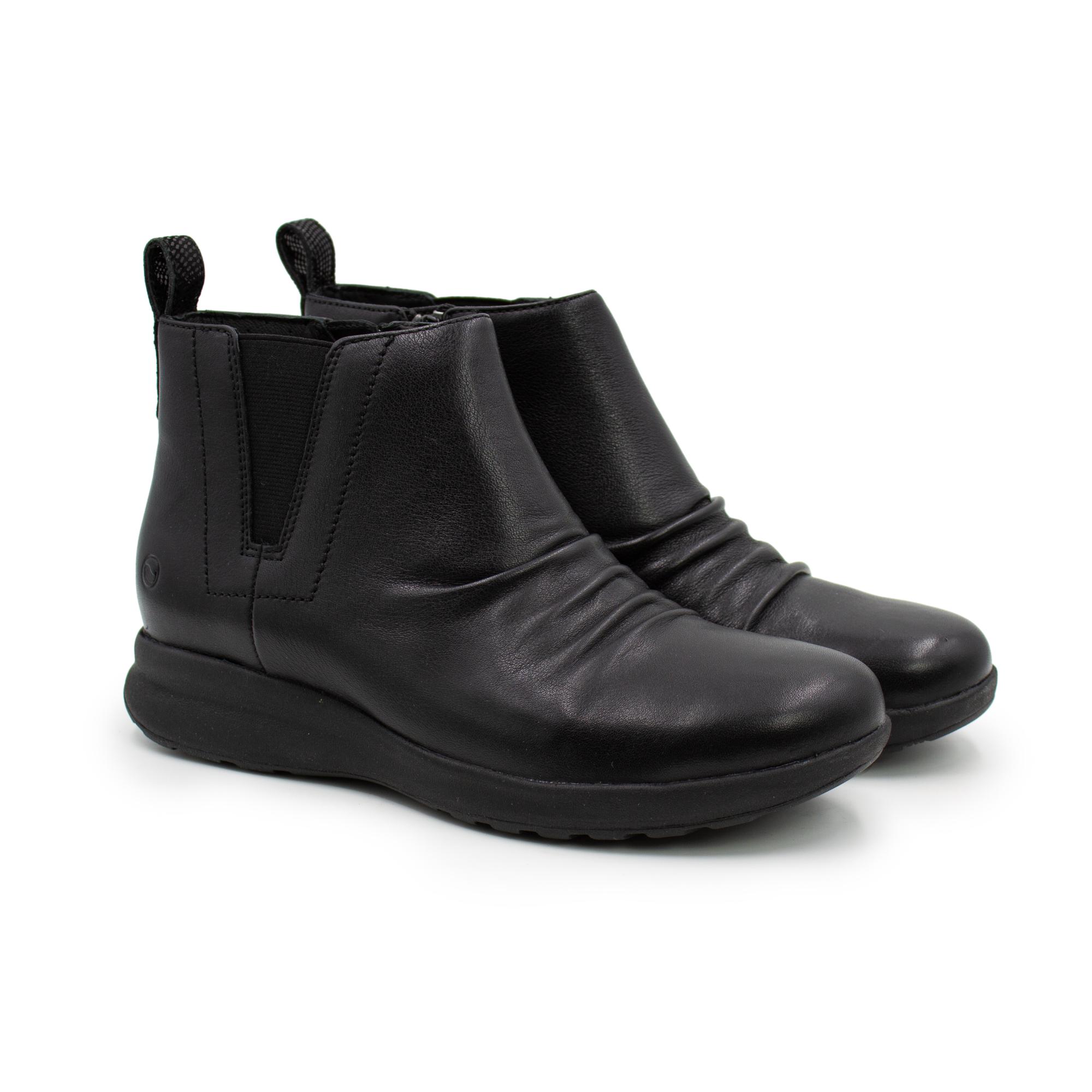 

Полусапоги женские Clarks Un Adorn Mid 26136847 черные 38 EU, Черный, Un Adorn Mid 26136847