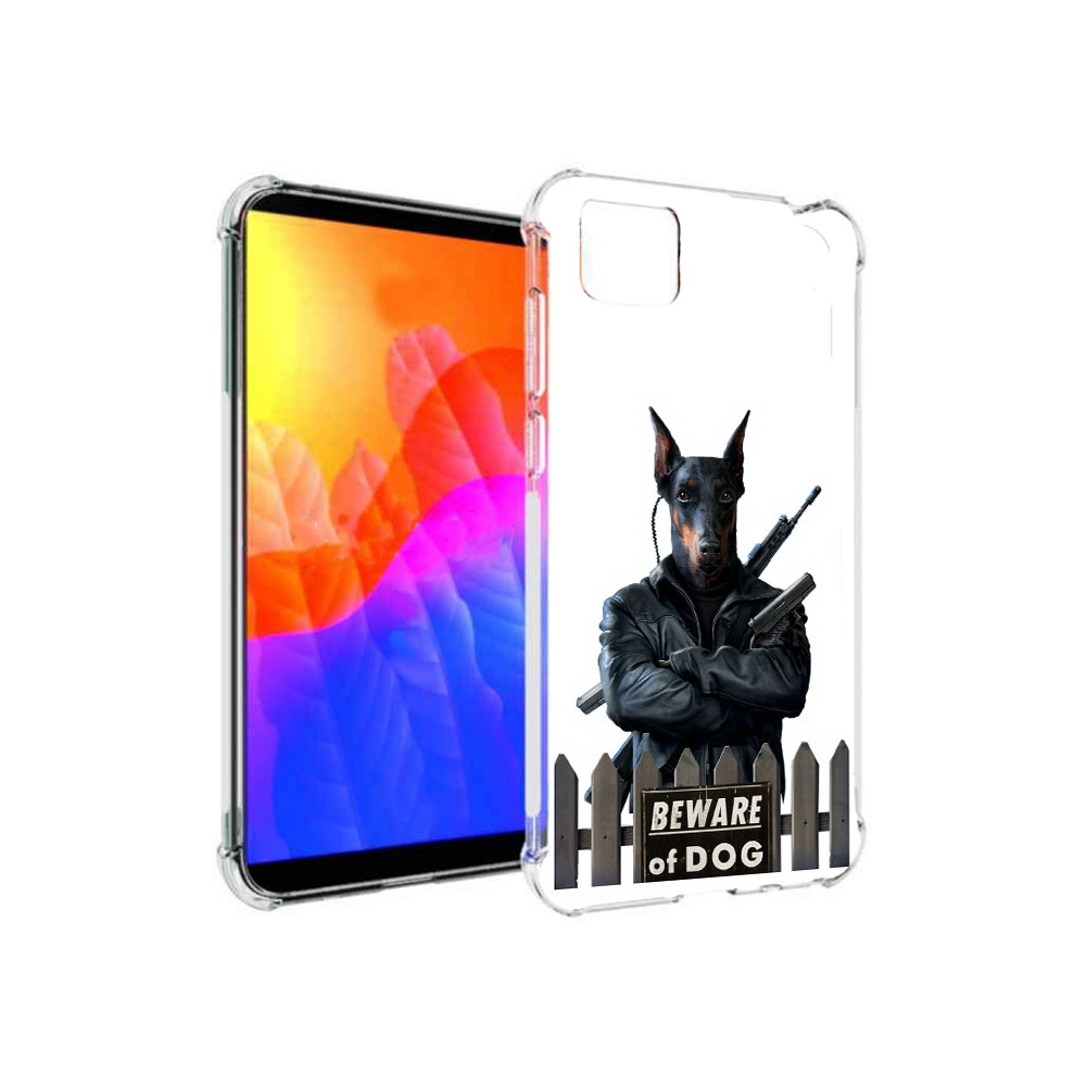 

Чехол MyPads доберман для Honor 9S (DUA-LX9), Прозрачный, Tocco