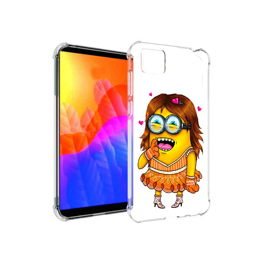 

Чехол MyPads Миньон девочка для Honor 9S (DUA-LX9), Прозрачный, Tocco