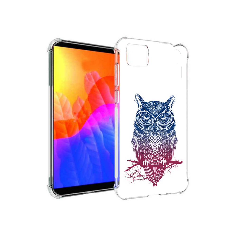 

Чехол MyPads хиппи сова для Honor 9S (DUA-LX9), Прозрачный, Tocco