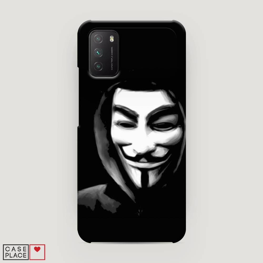 

Пластиковый чехол "Анонимус" на Xiaomi Poco M3, 39520-4