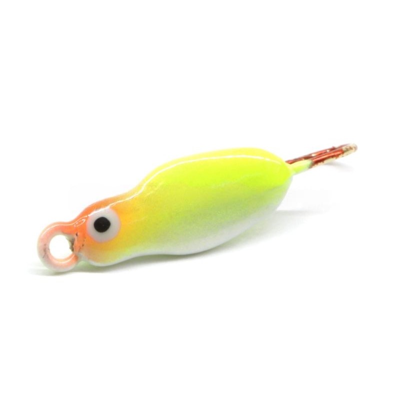 

Блесна зимняя Akara Ice Lures рыбка с крючком IL001-1 1гр. 036, Желтый;оранжевый;белый, Ice Lures IL001