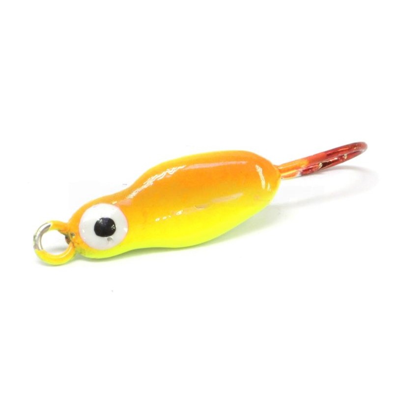 

Блесна зимняя Akara Ice Lures рыбка с кр. IL001-1 1гр. 019, Желтый;оранжевый, Ice Lures IL001