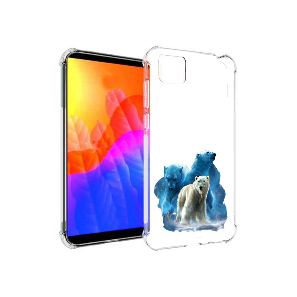 

Чехол MyPads полярный медведь для Honor 9S (DUA-LX9), Прозрачный, Tocco