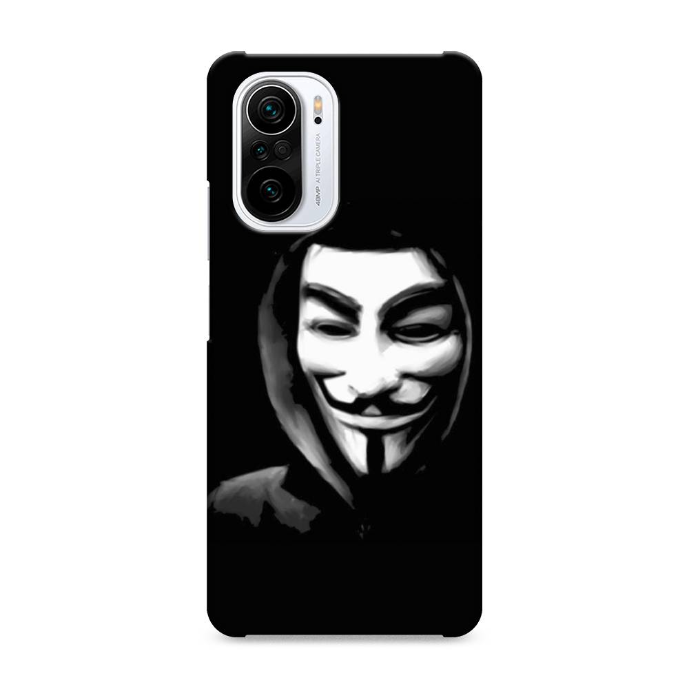 

Пластиковый чехол "Анонимус" на Xiaomi Poco F3, 310120-4