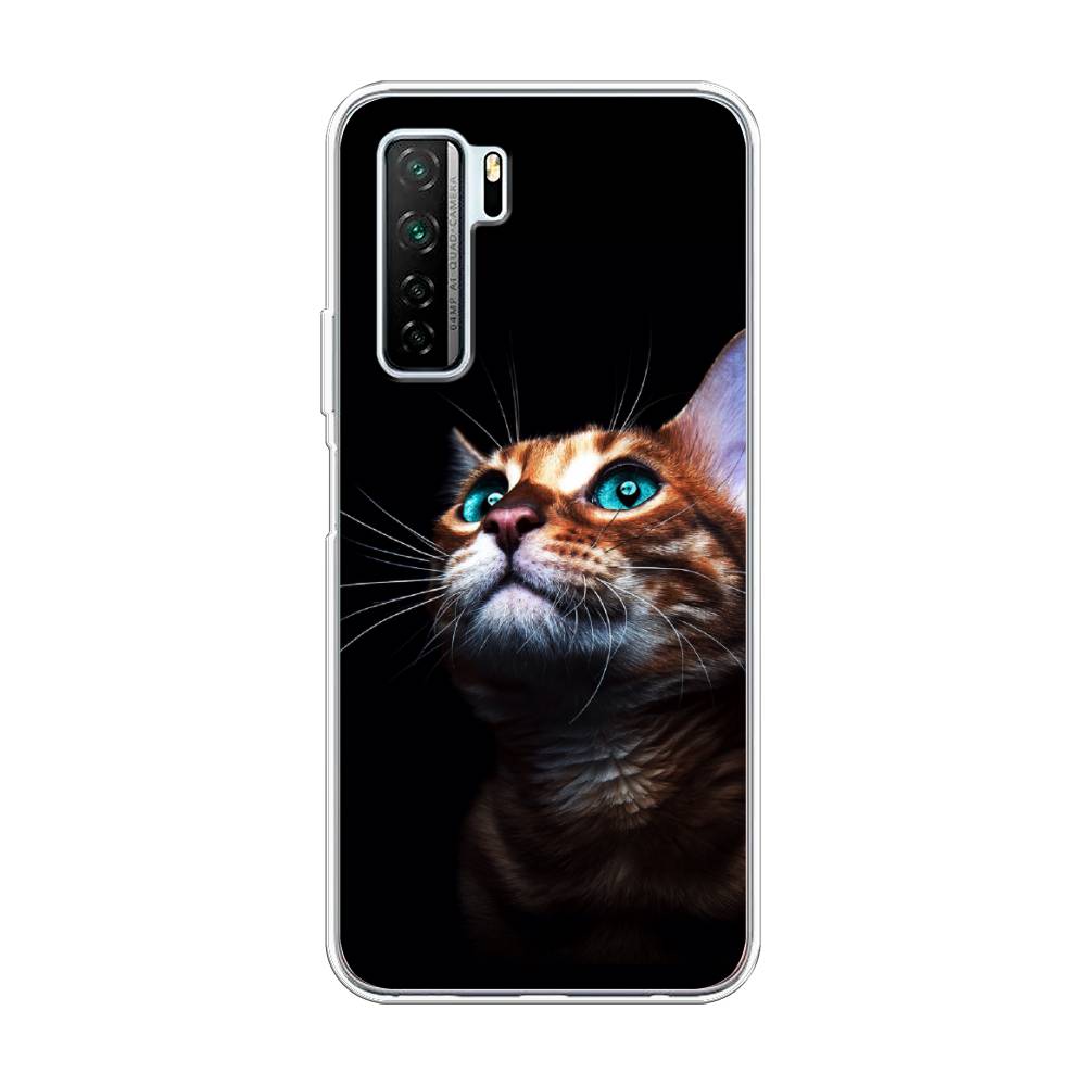 фото Чехол awog "мечтательный кот" для huawei nova 7 se