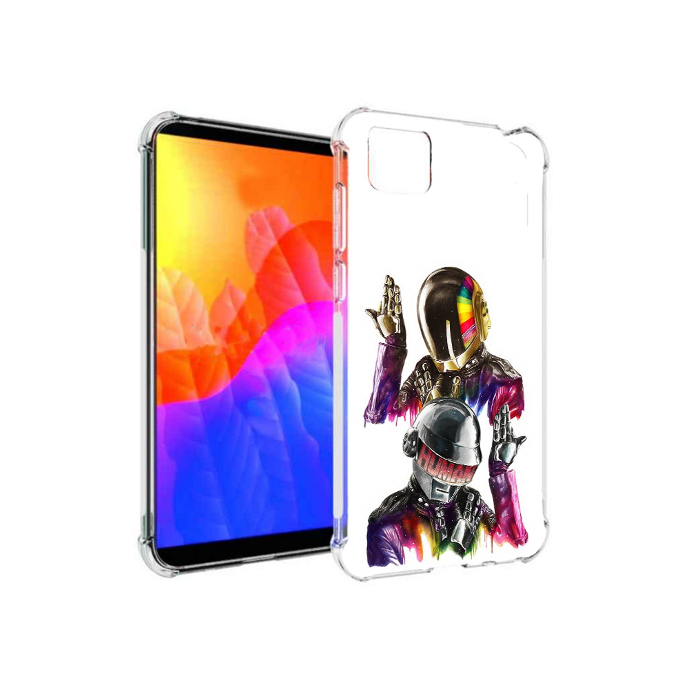 

Чехол MyPads диско космонавты для Honor 9S (DUA-LX9), Прозрачный, Tocco