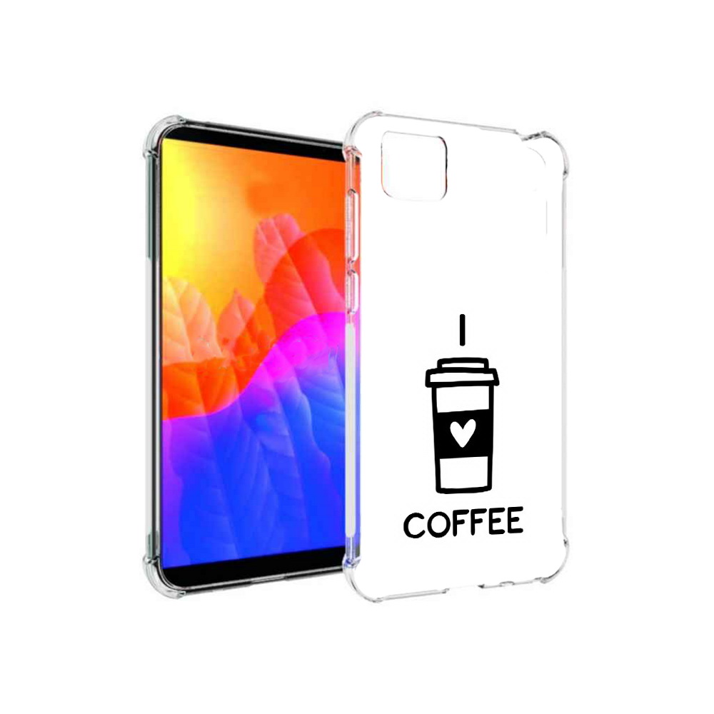 

Чехол MyPads Я люблю кофе для Honor 9S (DUA-LX9), Прозрачный, Tocco