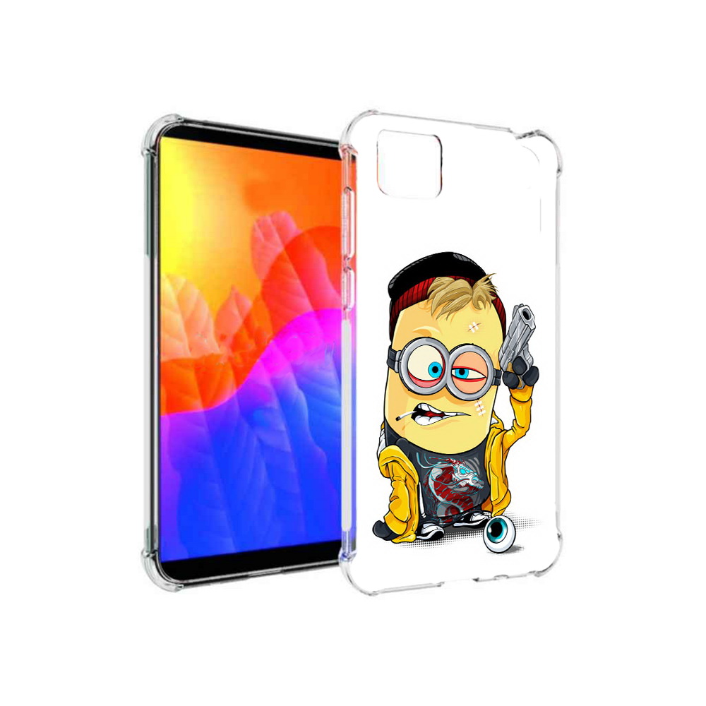 

Чехол MyPads миньон бандит для Honor 9S (DUA-LX9), Прозрачный, Tocco