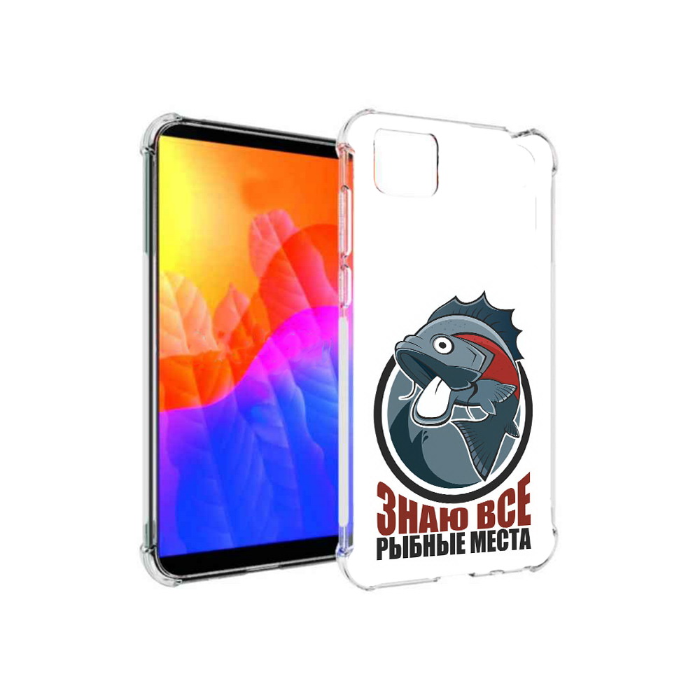 

Чехол MyPads знаю все рыбные места для Honor 9S, Прозрачный, Tocco
