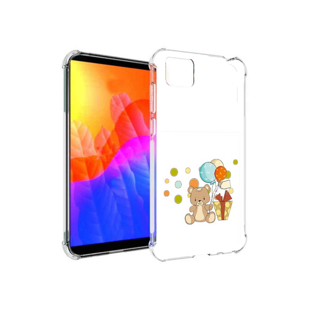 

Чехол MyPads медвеженок с подарком для Honor 9S, Прозрачный, Tocco
