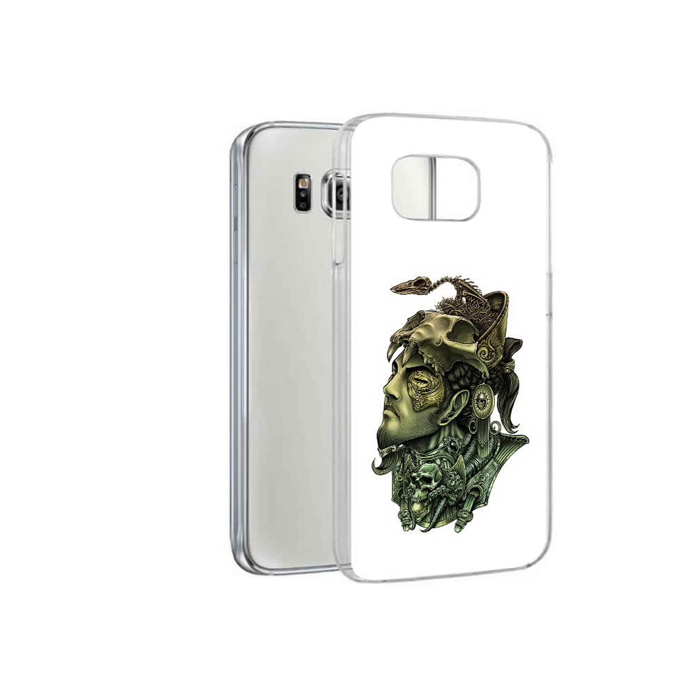 

Чехол MyPads Tocco для Samsung Galaxy S6 бронзовый воин (PT12300.506.248), Прозрачный, Tocco