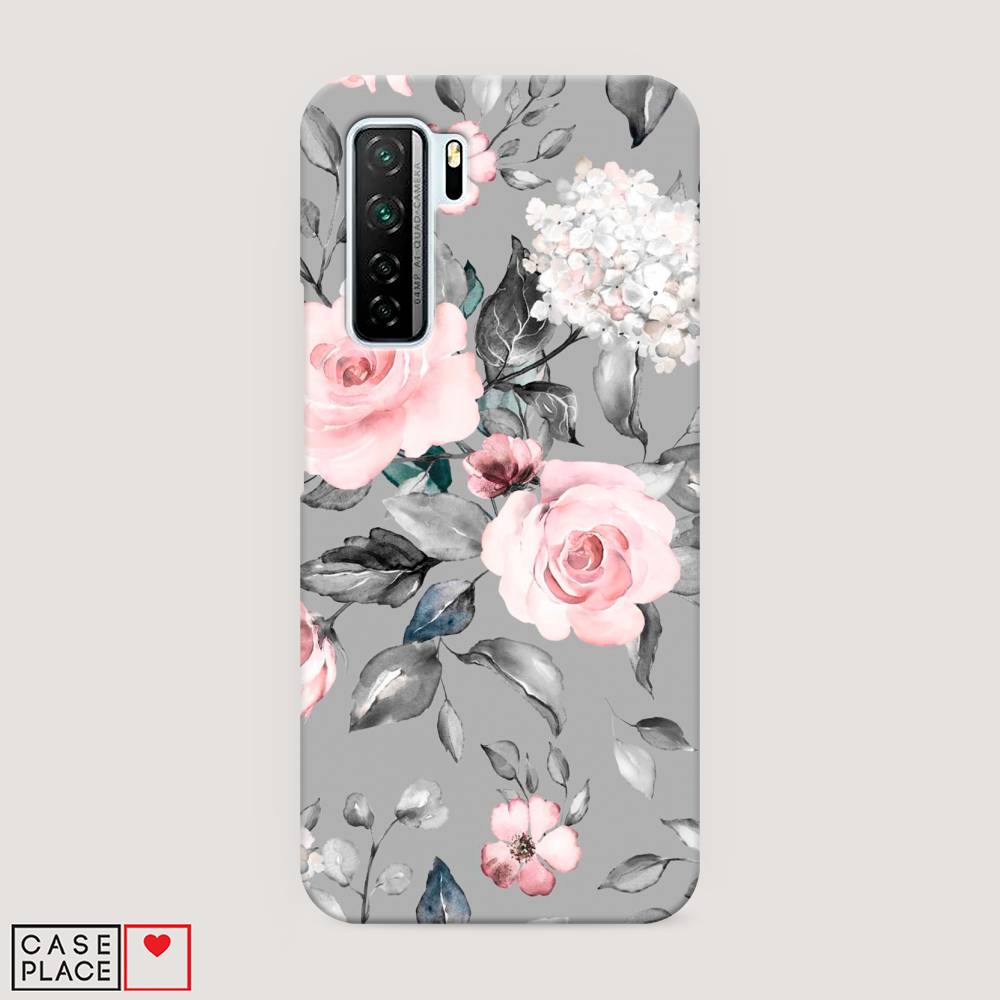 

Чехол Awog "Розы на сером" для Huawei Nova 7 SE, 6102920-6