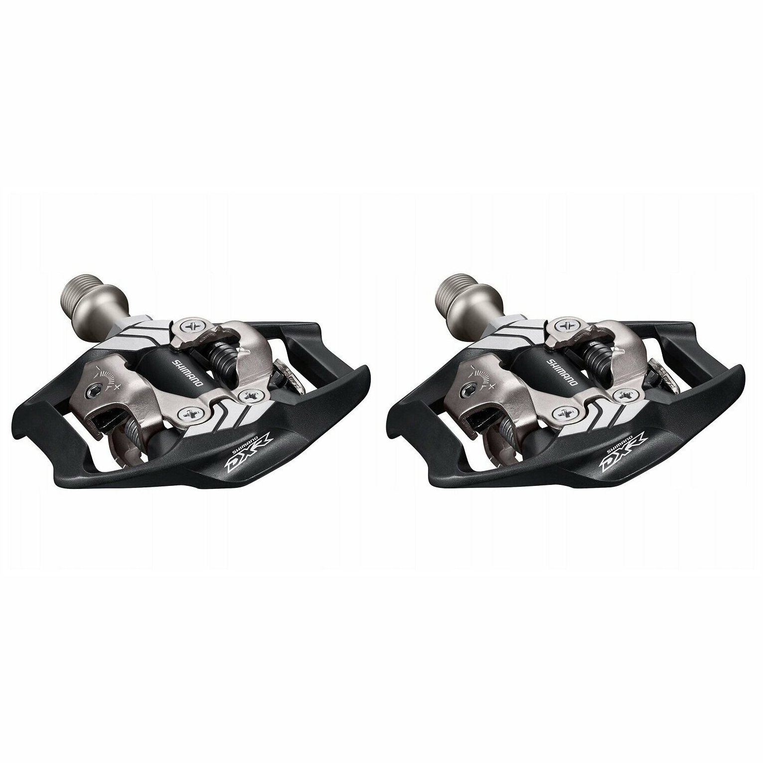 

Педали DXR, MX70, SPD, с шипами SH51, Черный;серый