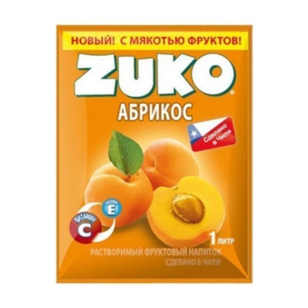Растворимый напиток Zuko Абрикос 12 шт по 20 г