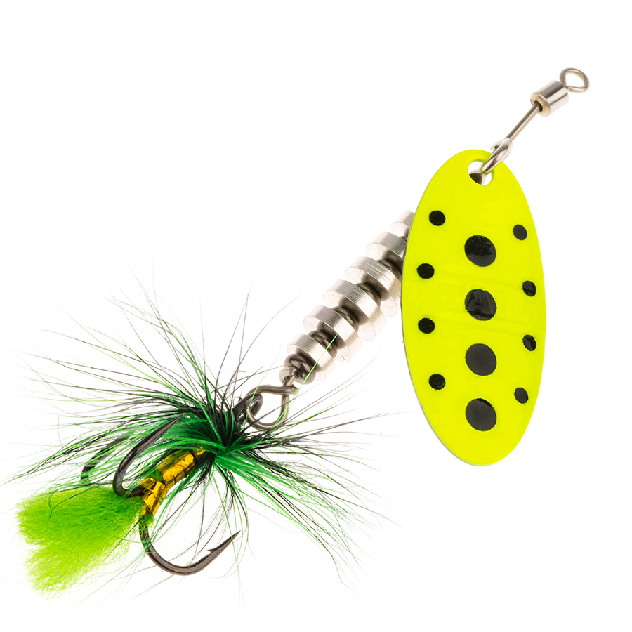 

Блесна вращающаяся Akara Tournament Series Fora  11 гр. 2/5 oz. A40, Серебристый;желтый;черный, Fora