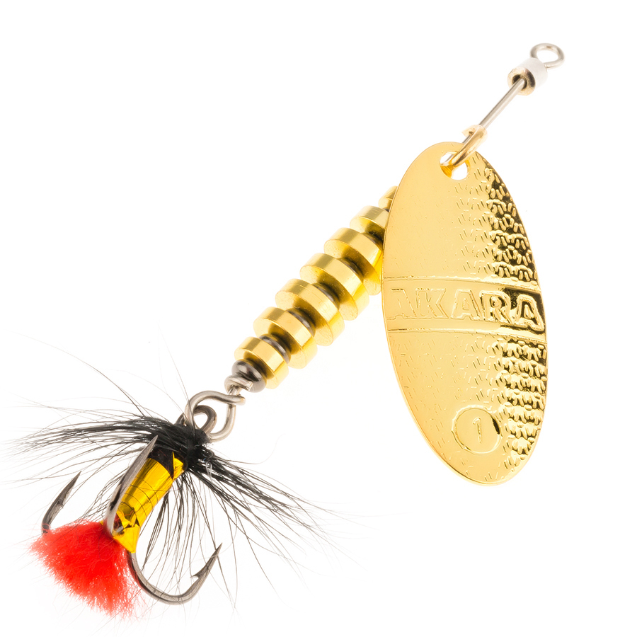 

Блесна вращающаяся Akara Tournament Series Fora 3 11 гр. 2/5 oz. A21, Золотистый, Fora