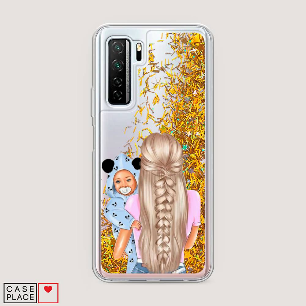 

Чехол Awog на Huawei Nova 7 SE "Молодая мама", Бежевый;голубой, 6102990-1