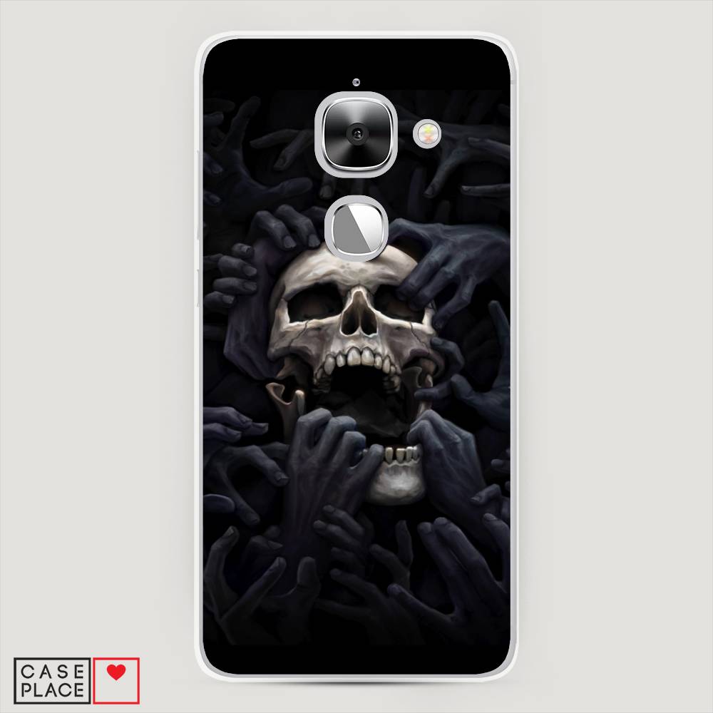

Чехол Awog на LeEco Le Max 2 / Лееко Ле Макс 2 "Череп 29", Черный;серый, 140250-9