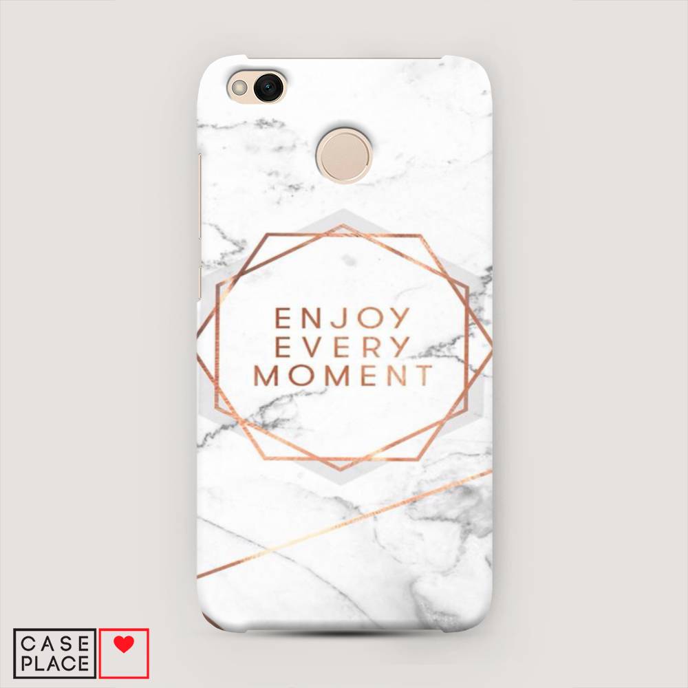 

Пластиковый чехол "Enjoy every moment мрамор" на Xiaomi Redmi 4X, 31420-5