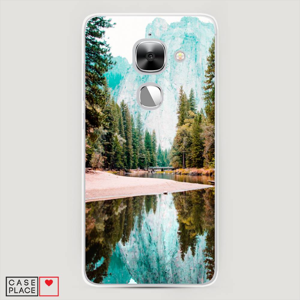 

Чехол Awog на LeEco Le Max 2 / Лееко Ле Макс 2 "Горы 11", Зеленый;голубой, 140250-4