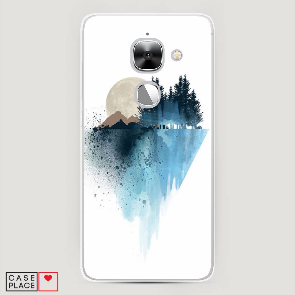 

Чехол Awog на LeEco Le Max 2 / Лееко Ле Макс 2 "Горы 5", Голубой, 140250-4