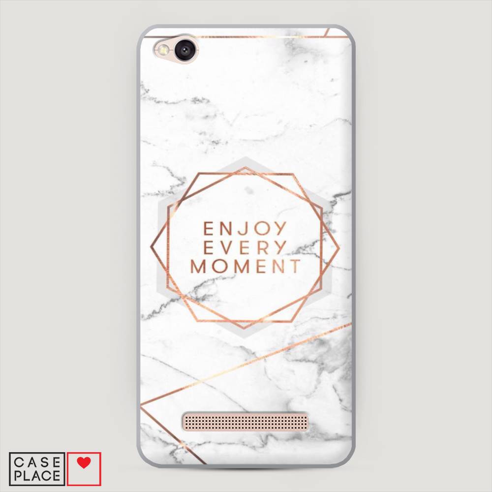 

Пластиковый чехол "Enjoy every moment мрамор" на Xiaomi Redmi 4A