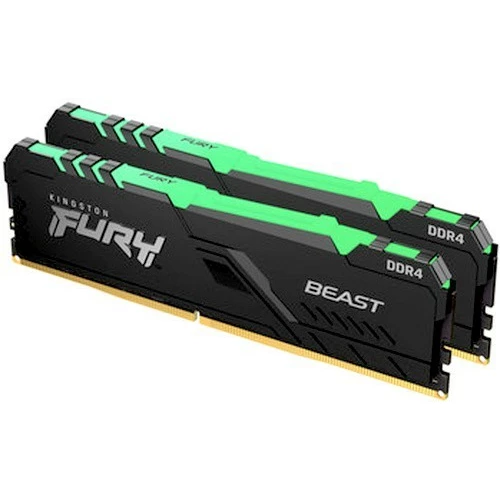 

Оперативная память Kingston Fury Beast RGB KF426C16BB12AK2/32 DDR4 2x16ГБ, KF426C16BB12AK2/32
