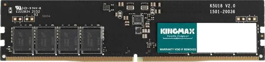

Оперативная память Kingmax KM-LD5-4800-8GS DDR5 8ГБ, KM-LD5-4800-8GS