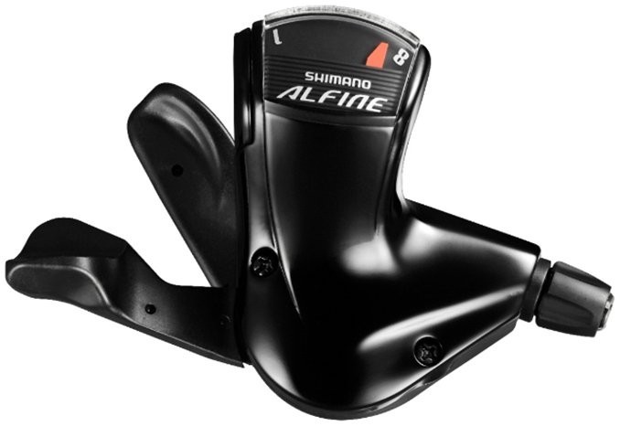 

Шифтер Alfine, S7000-8, черн, 8ск, трос+оплетк, для СJ-S7000-8, Черный