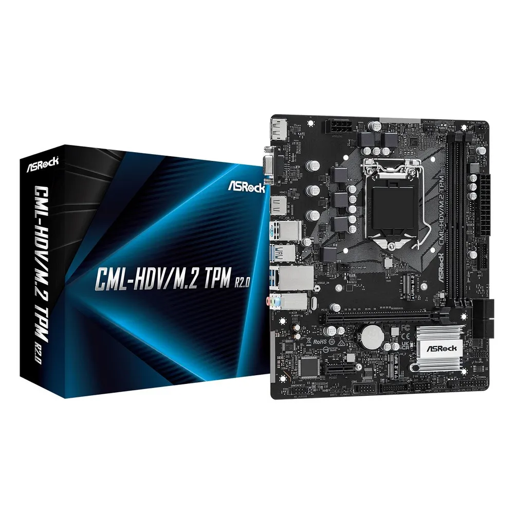 

Материнская плата ASRock CML-HDV/M.2 TPM R2.0, CML-HDV/M.2 TPM R2.0