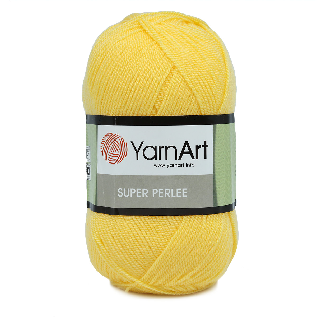

Пряжа YarnArt 'Super Perlee' 100г, 400м, 100% акрил, 216 жёлтый, 5 мотков, Желтый