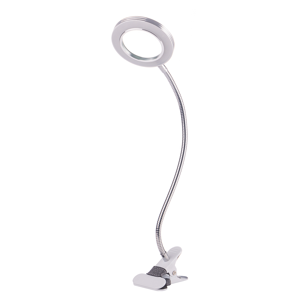 

Светильник прищепка с лупой NEODECO 5 Вт LED 5500 K 8Х USB