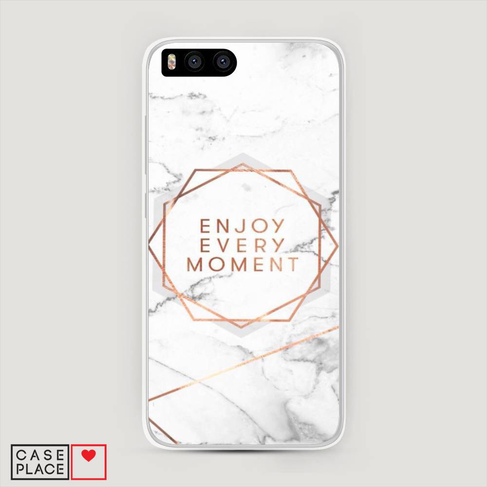 

Пластиковый чехол "Enjoy every moment мрамор" на Xiaomi Mi6