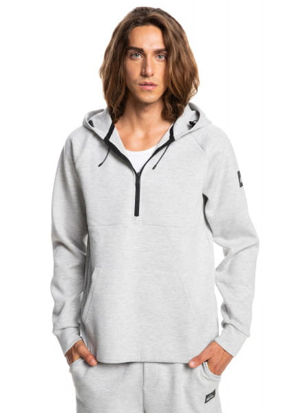 

Худи мужское Quiksilver EQYFT04542 серое 2XL, EQYFT04542